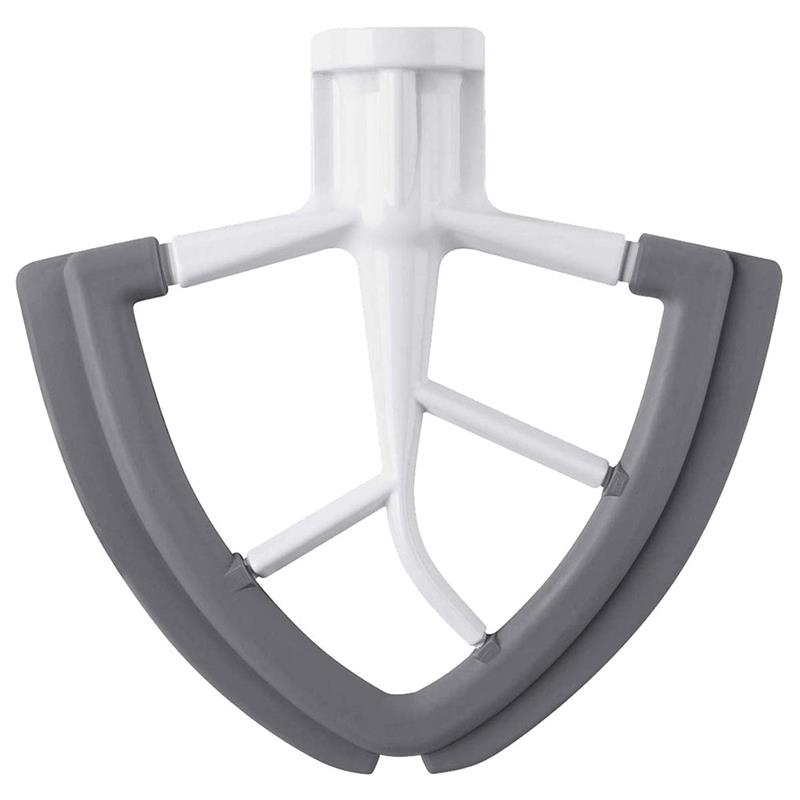 Tilt-Head Flat Beater Silicone Mixer Paddle Home Kitchen Mixing Attachment Replacement for Kitchenaid 4.5-5QT: Default Title