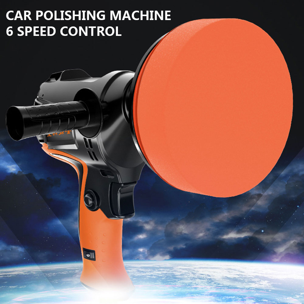 220v bil polermaskin polering glasyr möbler vård elektrisk handtag bänk polermaskin bil polermaskin för 6 hastigheter