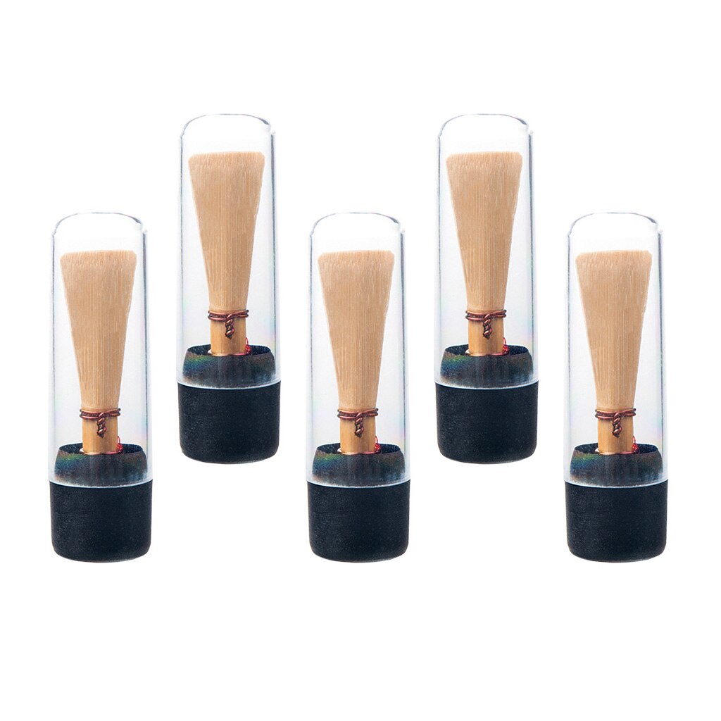 Pack of 5 Medium Strength Bassoon Reeds Red Line with Transparent Tubes Parts