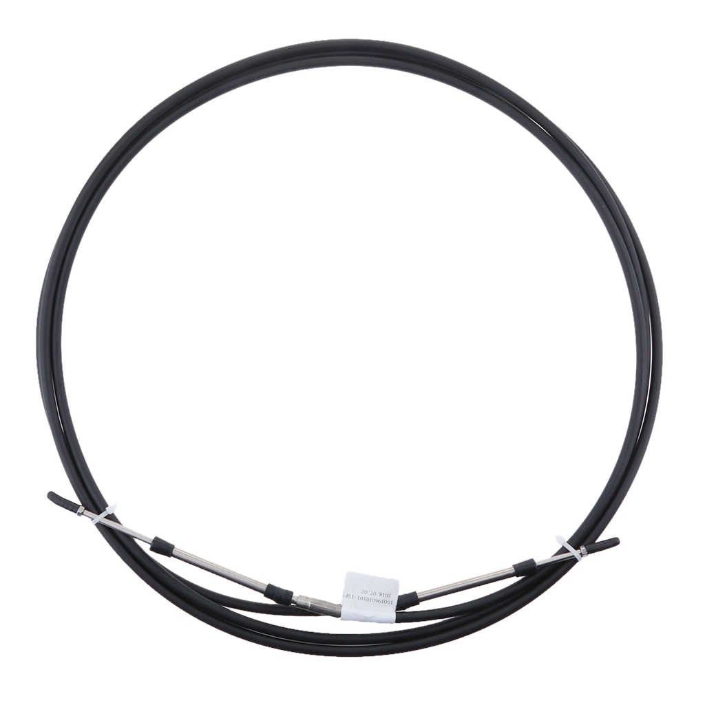 8FT Throttle Control Cable for Boat Inboard Engine Control Lever (Black+Red)