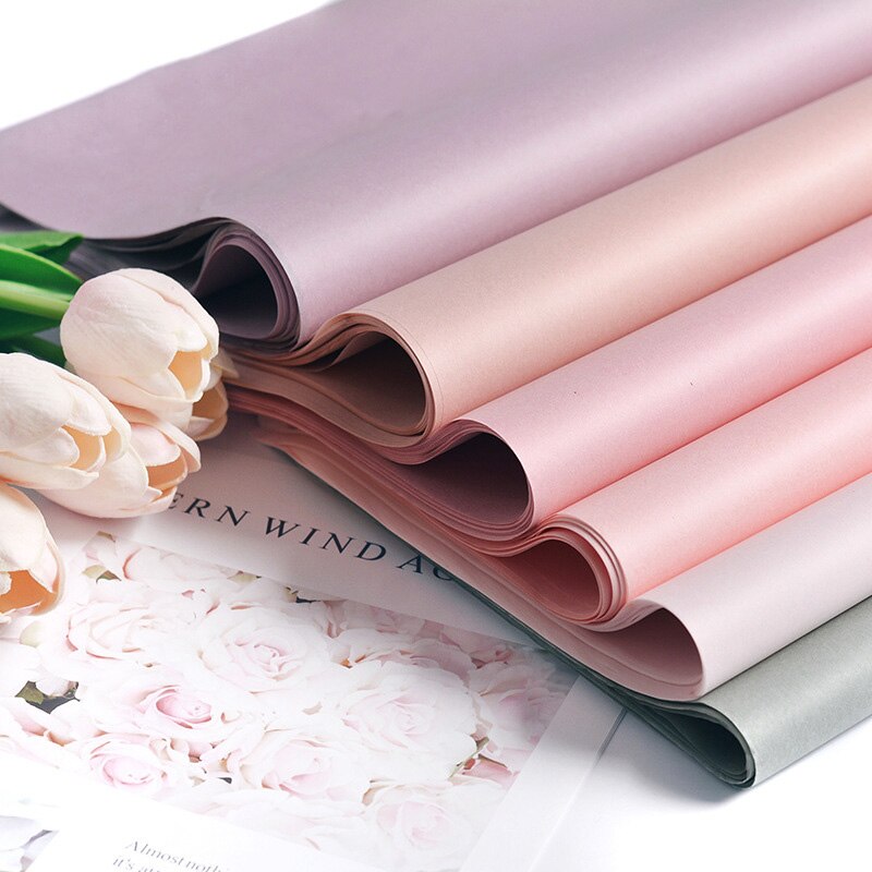 40pcs/set High 52*75cm Tissue Paper Flower Clothing Shirt Shoes Packaging Craft Paper Roll Wine Wrapping Papers