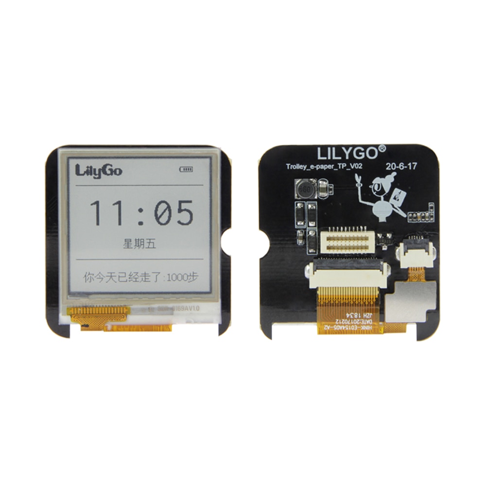 Lilygo® ttgo t-blokkere esp 32 hovedbrikke 1.54- tommers e-papir toppdeksel programmerbar og monterbar utviklingsmaskinvare