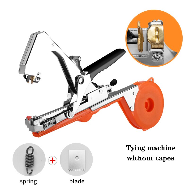 Tying Machine Garden Tools Plant Branch Hand Tying Vegetable Tapetool Tapener Tool Tying Branch Bind: Slivery Tapetool