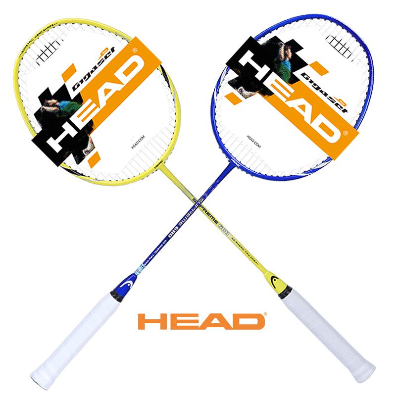 2 Pieces HEAD badminton rackets carbon Light Badminton Racquet Sports Badminton SM630/680 with strung for couple: SM700 2 rackets