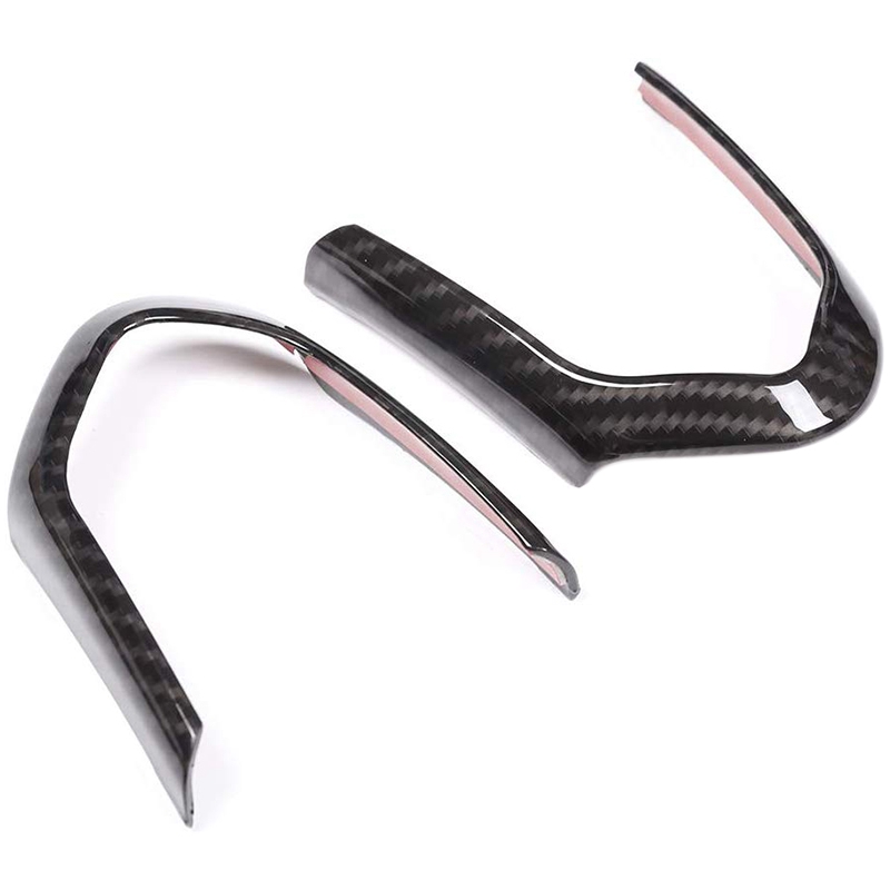 Auto Lenkrad Dekoration Rahmen Zubehör Abdeckung trimmen Kohlenstoff Faser Stil für BMW F20 F22 F21 F30 F32 X5 F15 x6 F16 M-Sport