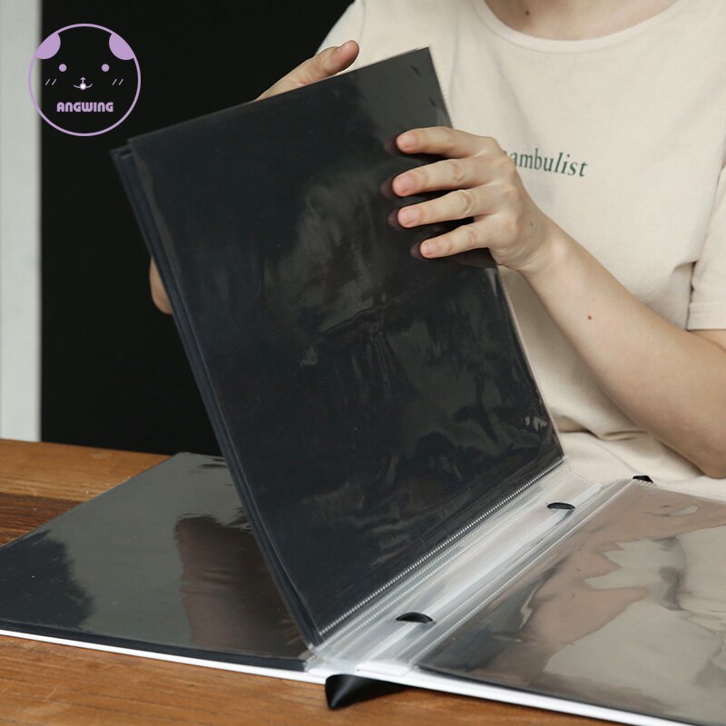 12Inch Photo Album Scarpbook Wedding Scrapbook Album Blank Cover Baby Cardboard Album Photo Travel Albums For Photos With PP Bag
