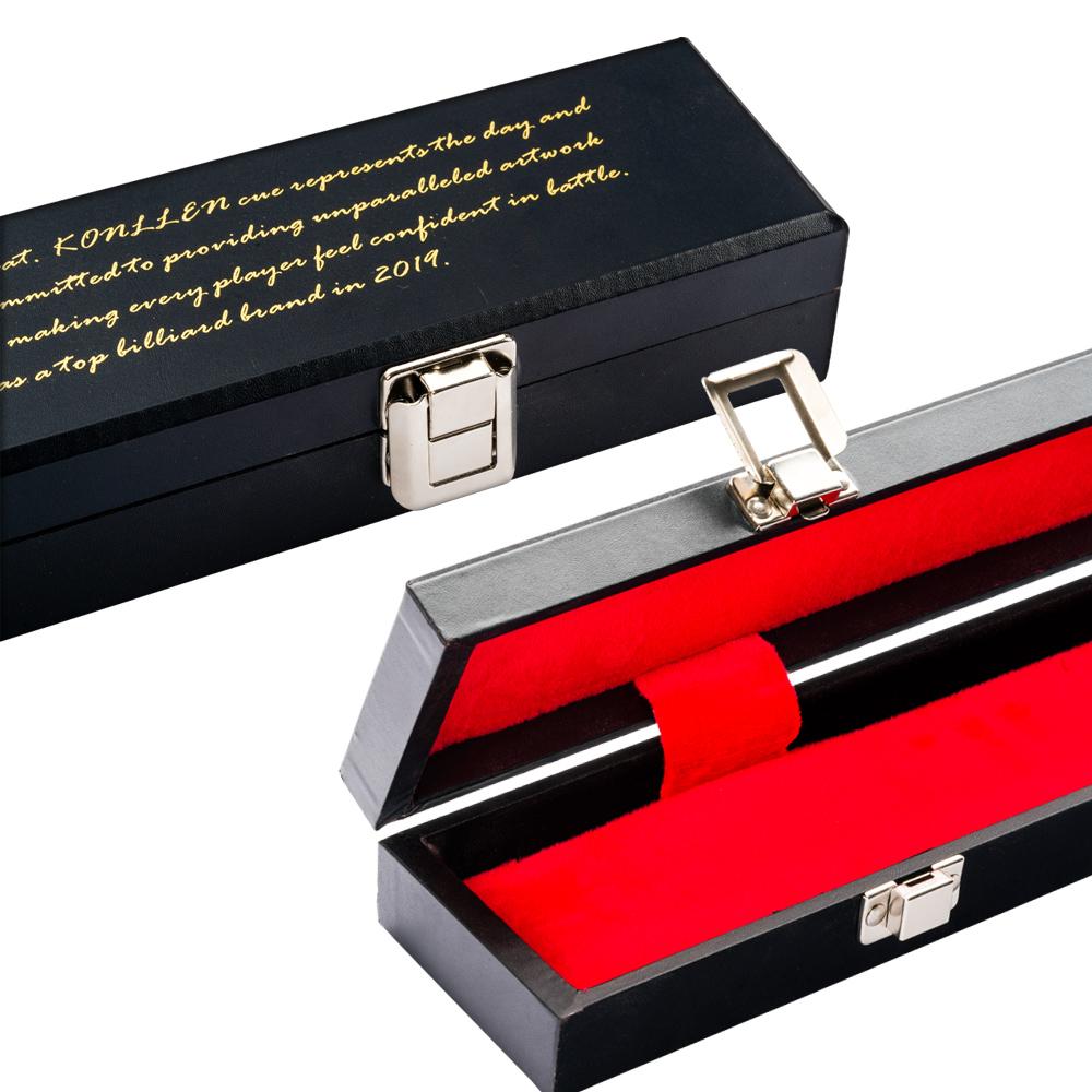 KONLLEN Billiards Box 2 Holes 82cm Length Wood Case Protect The Cue Pool Cue Stick Case Waterproof Box Billiards Accessories