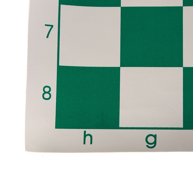 Green & White Vinyl Tournament Chess Board For Children's Educational Games Magnetic Board For Chess P15 34.5cm