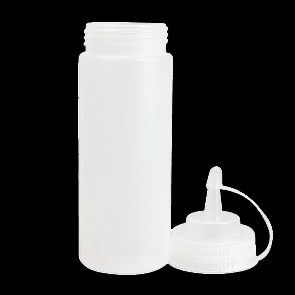8oz sås vinäger olja sås båtar dispenser kök plast pressa flaska ketchup cruet kökstillbehör