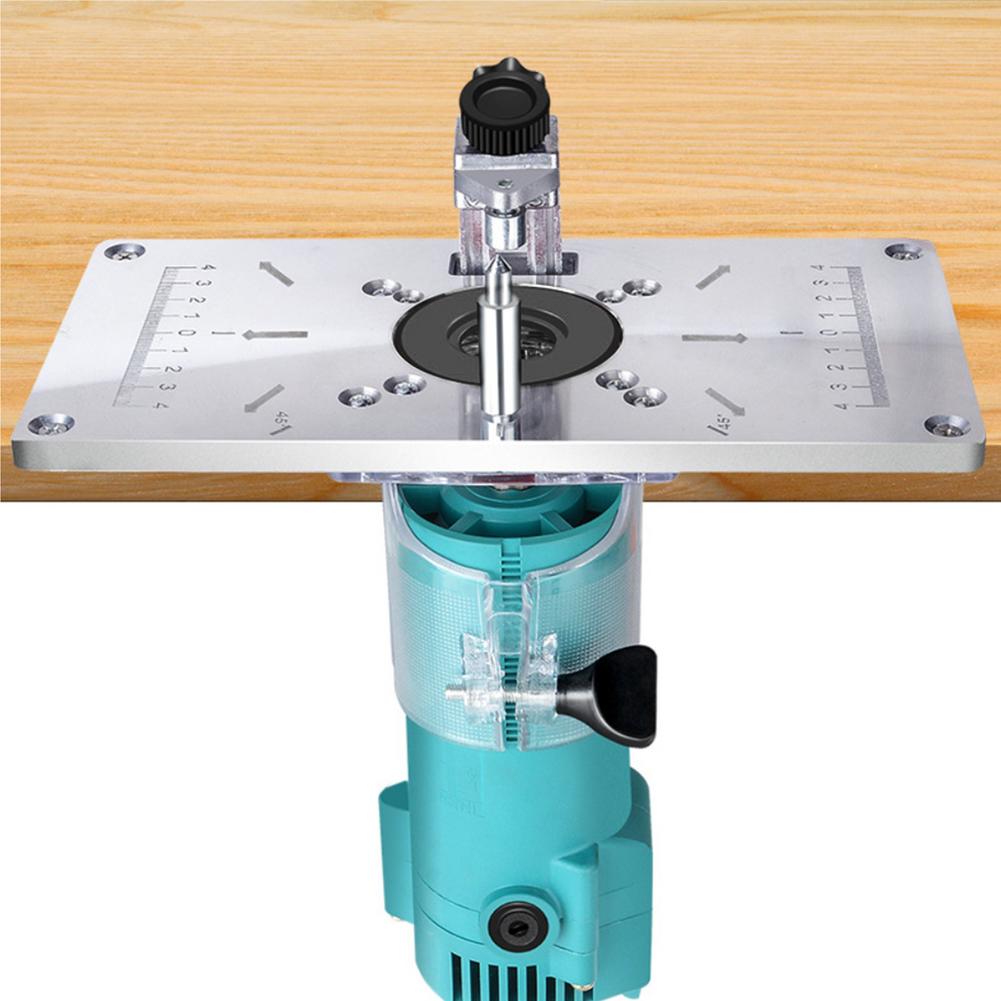 Multifunctional Milling Machine Table Insert Plate Woodworking Benches Aluminium Wood Router Trimmer Models Engraving Tools