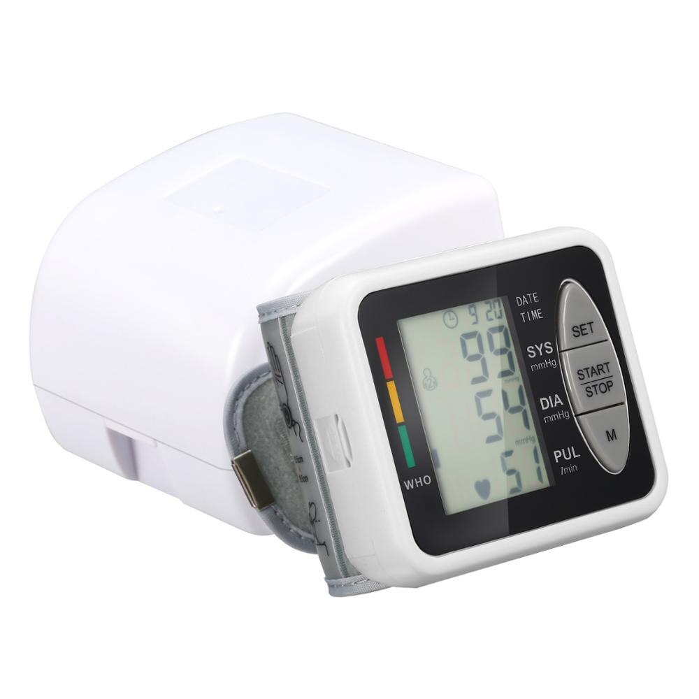 Wrist Blood Pressure Monitor Electronic Sphygmomanometer Household Tonometer Automatic Blood Pressure Measuring Instruments