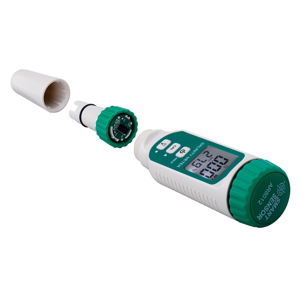 AR8012 Portable Digital Salinometer Salinity Meter Tester Pen For Food Beverage Beverage Salt Content ATC Salinity Meter