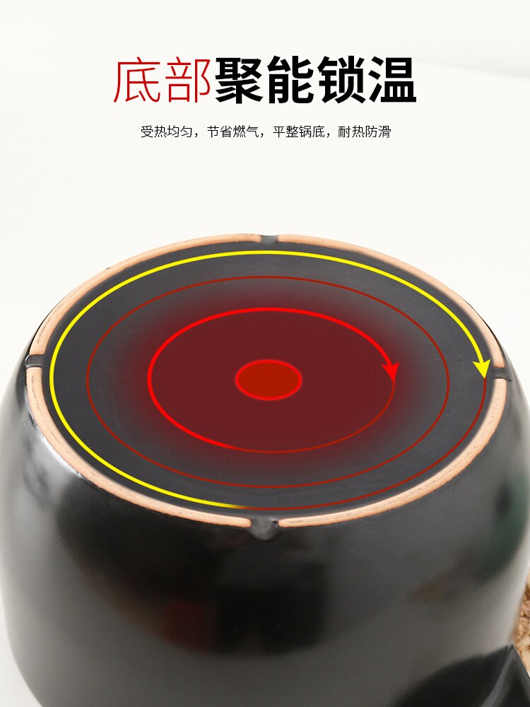 Ceramic casserole direct fired domestic soup health preserving pot cookware set pots and pans ceramic stew pot