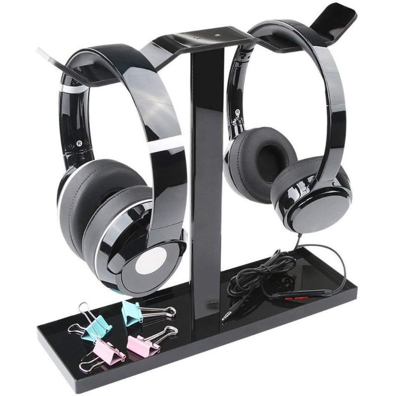Universele Anti-Kras Hoofdtelefoon Stand Headset Houder Gaming Headset Zware Dubbelzijdige Opknoping Koptelefoon Hanger
