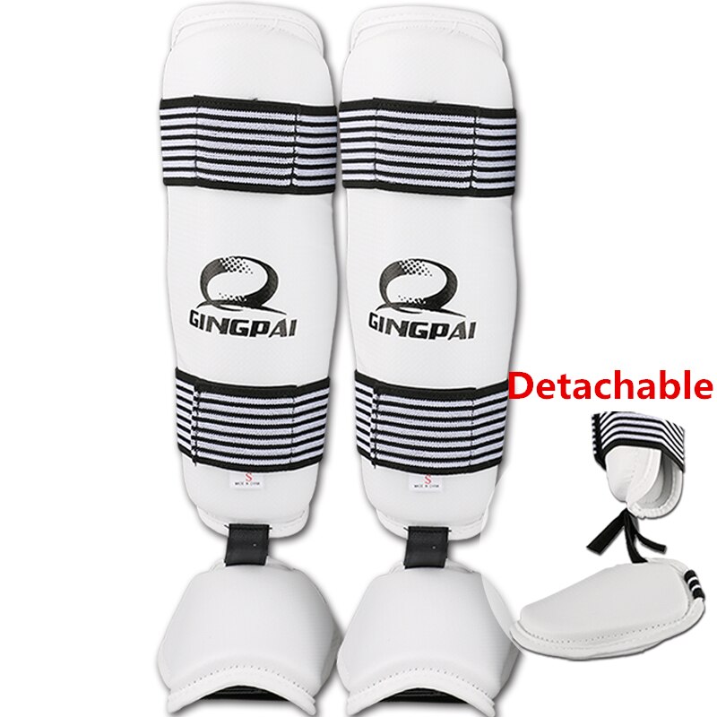 Protector de empeine de Espinilla de , protector de pierna de arte marcial MMA extraíble, protectores de Taekwondo, Leggings de boxeo, almohadillas de entrenamiento