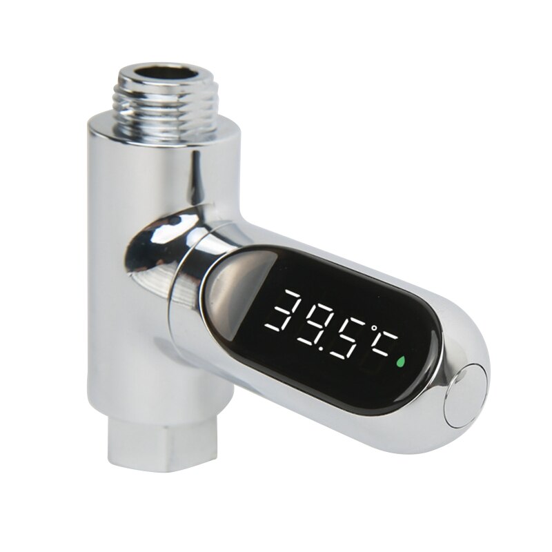 LED Display Water Shower Thermometer Self-Generating Electricity Water Temperature Monitor Smart Meter Thermometer