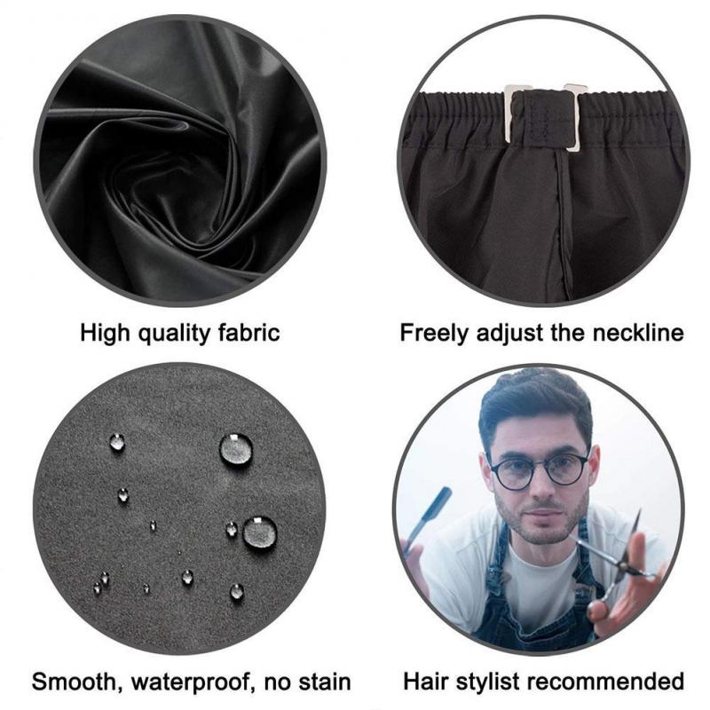 Perspective Haircut Cloth Hairdress Hair Cut Perm Waterproof Non-stick Hair Clot Kids Adult Salon Hairdressing Cape Hairdresser