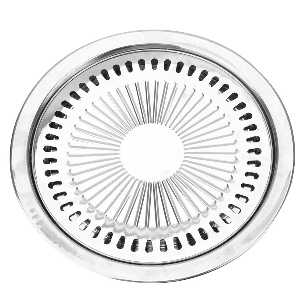 HOOMIN BBQ Grill Pan Electric Stove Baking Tray Non-Stick Gas Stove Plate Smokeless Barbecue Grill Household Barbecue Tools