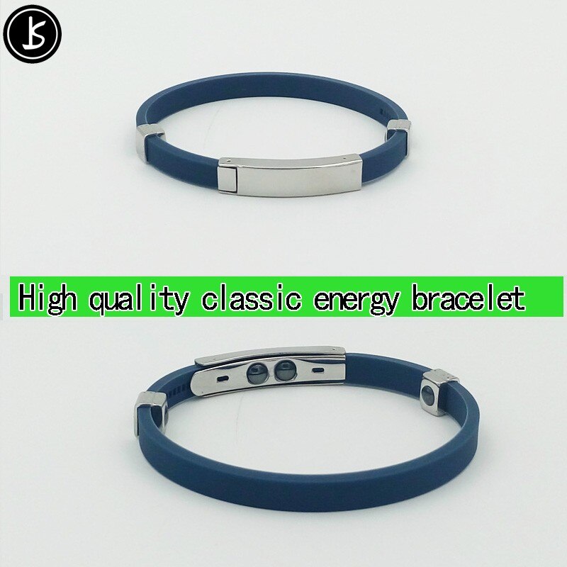Freies verteilen edelstahl silikon klebstoff power armband mit farbe silicon gummi uhr band