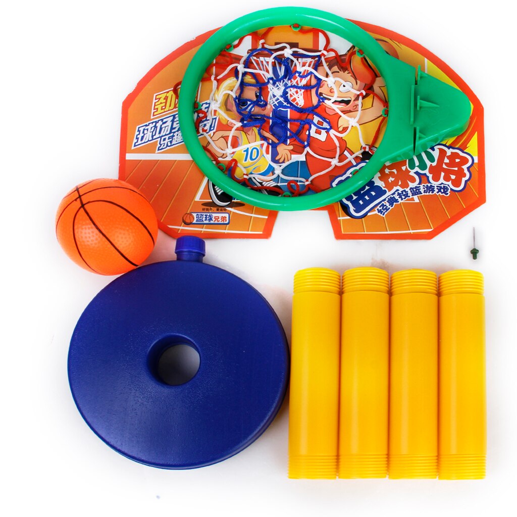 Draagbare Kids Kind Basketbal Net Hoop Backboard Met Verstelbare Standaard Bal Set