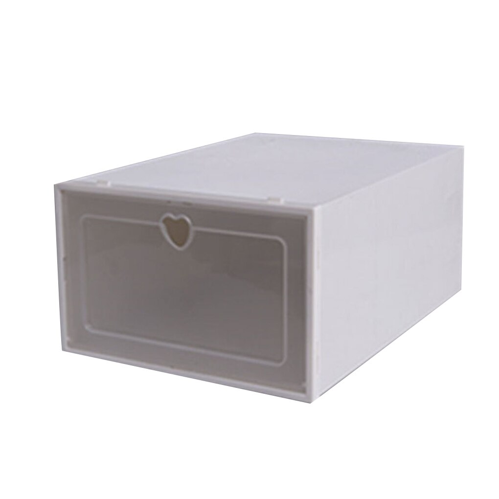 Stapelbare Opslag Schoenendoos Transparante Plastic Schoenendoos Flip Schoen Opslag Artefact Home Storage Tool: Mixed Color