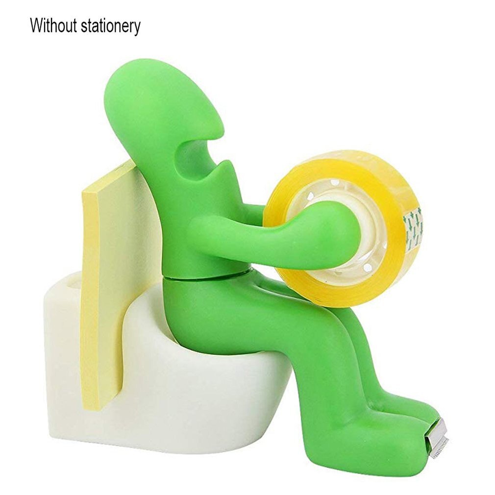 Tape Dispenser and Supply Station Funny Accessory for Office Home or School Adhesive Tape Holder Cool