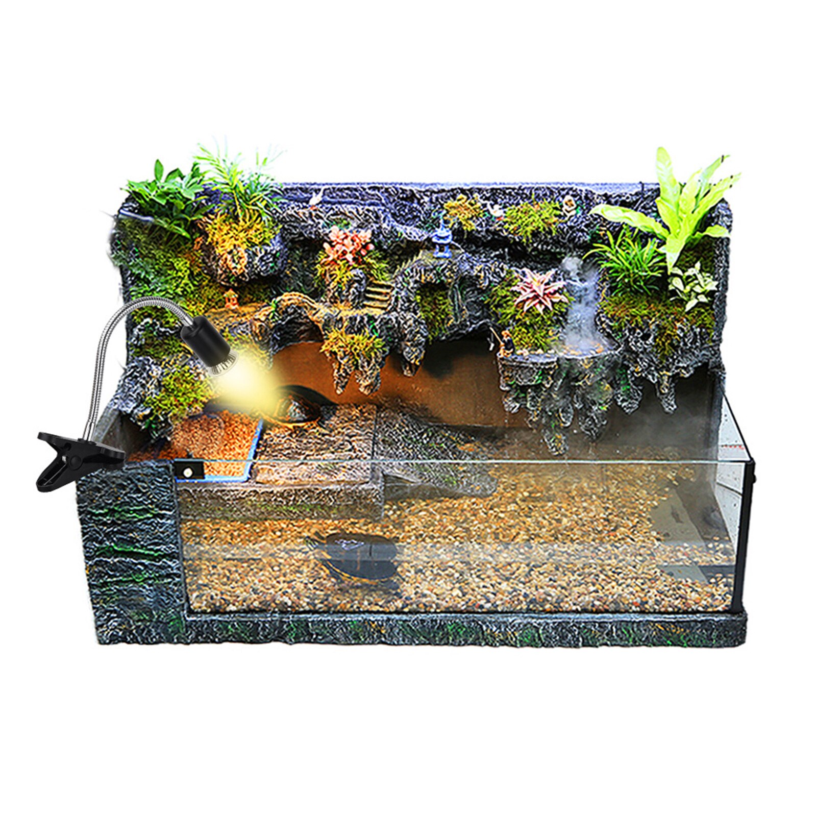 Reptiel Schildpad Warmtelamp Koesteren Lamp Heater Verstelbare Met Clip Aquarium Lamp Inbegrepen Voor Reptielen Hagedis Schildpad Leguanen