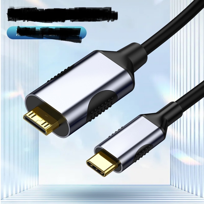 Usb typ c till mini hdmi-kabel 4k typ c till mini hdmi 2.0 -kabel 60hz 4k macbook pro air ipad pro hdtv 1.5m