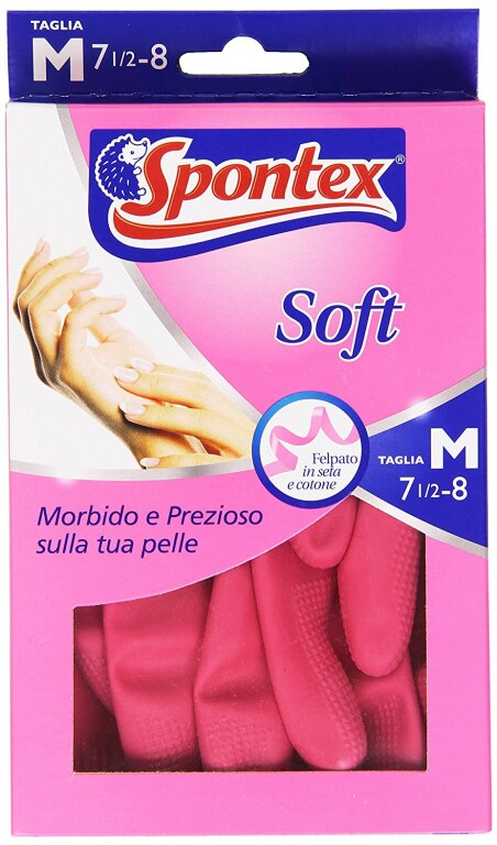 Guanti Spontex morbido Medi 7 e mezzo 8