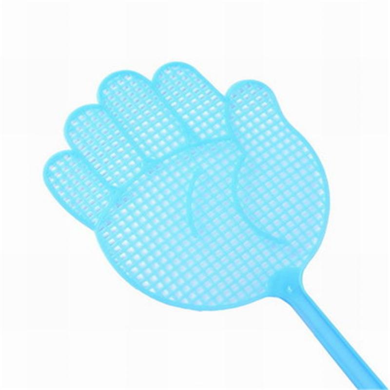 Fly Insect Swat Swatter Bug Mosquito Wasp Swatters Plastic Durable Long Handle Indoor Outdoor Home Control Fly Insect 1Pc Cute