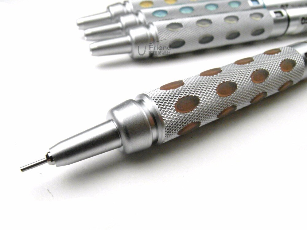 Pentel GraphGear 1000 barril de aluminio de dibujo de lápiz mecánico 0,3/0,5/0,7/0,9 suministros para oficina y escuela