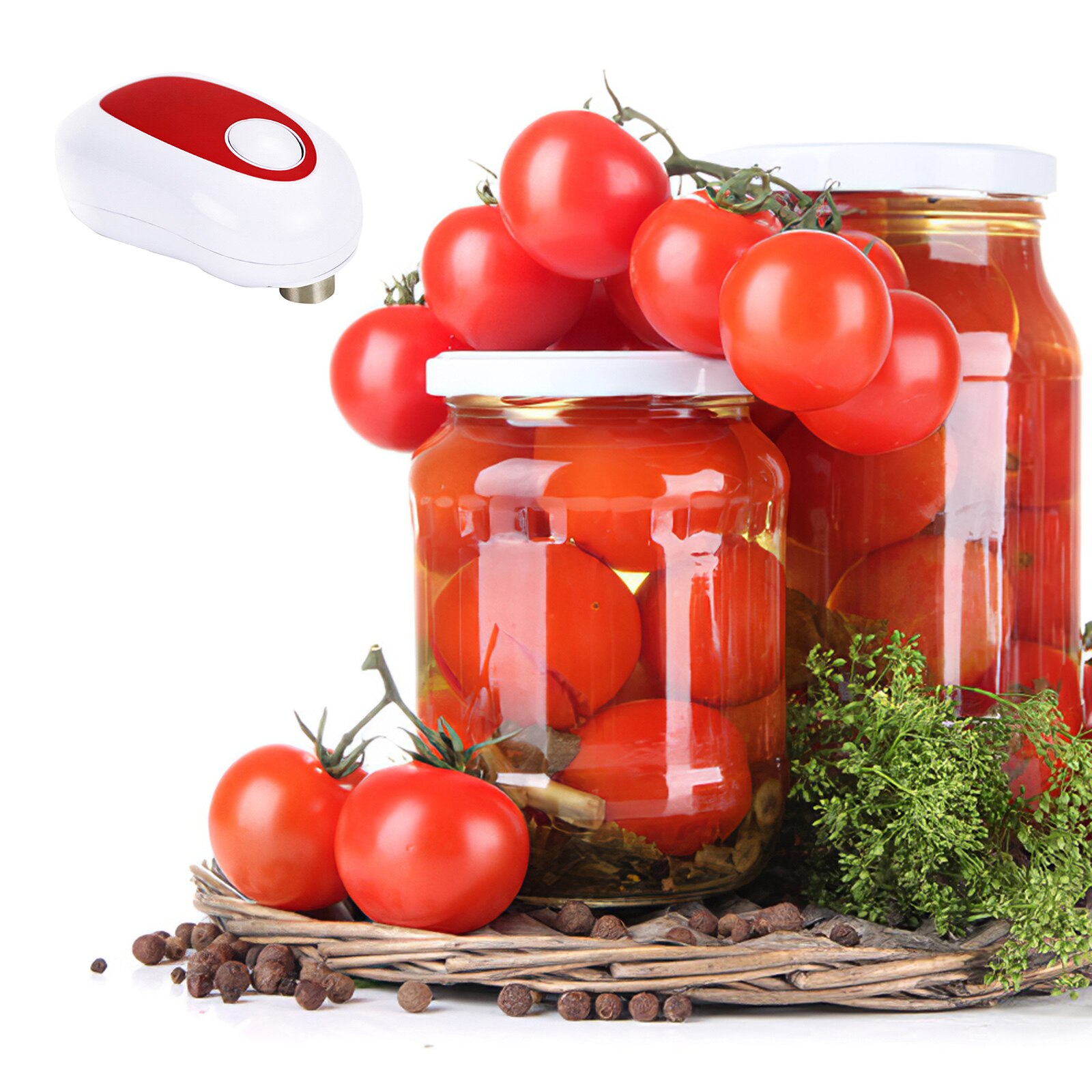 Elektrische Blikopener Automatische Restaurant Flesopener Battery Operated Handheld Jar Tin Opener Keuken Gadgets