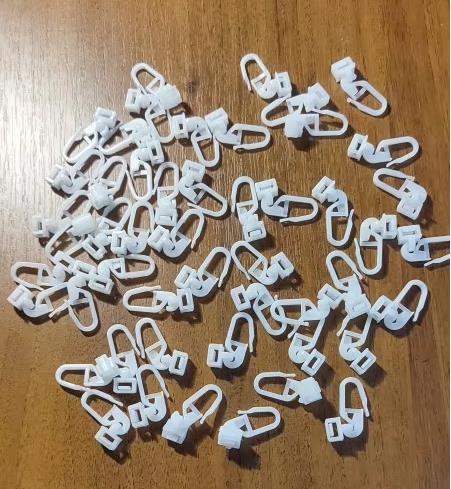 25/50 Stuks Auto Gordijn Haken Voor Potlood Plooi Zweefvliegtuig Vorm Venster Camper Camper Caravan Opknoping Gordijnen Auto accessoires Clips