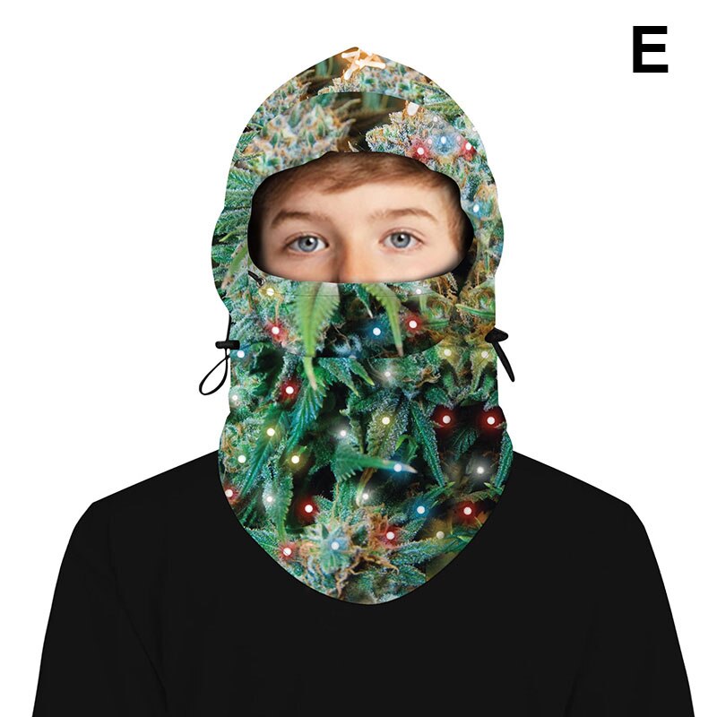 Mascarilla deportiva de seguridad para niños, máscara con capucha 3D, exterior, cálida, CNT 66: e