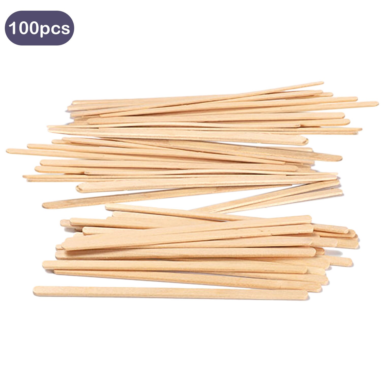 100PCS Wooden Coffee Tea Stirrer Sticks for Home Office Restaurant Party Travel Camping Picnics Portable Coffee Stir Sticks 14cm