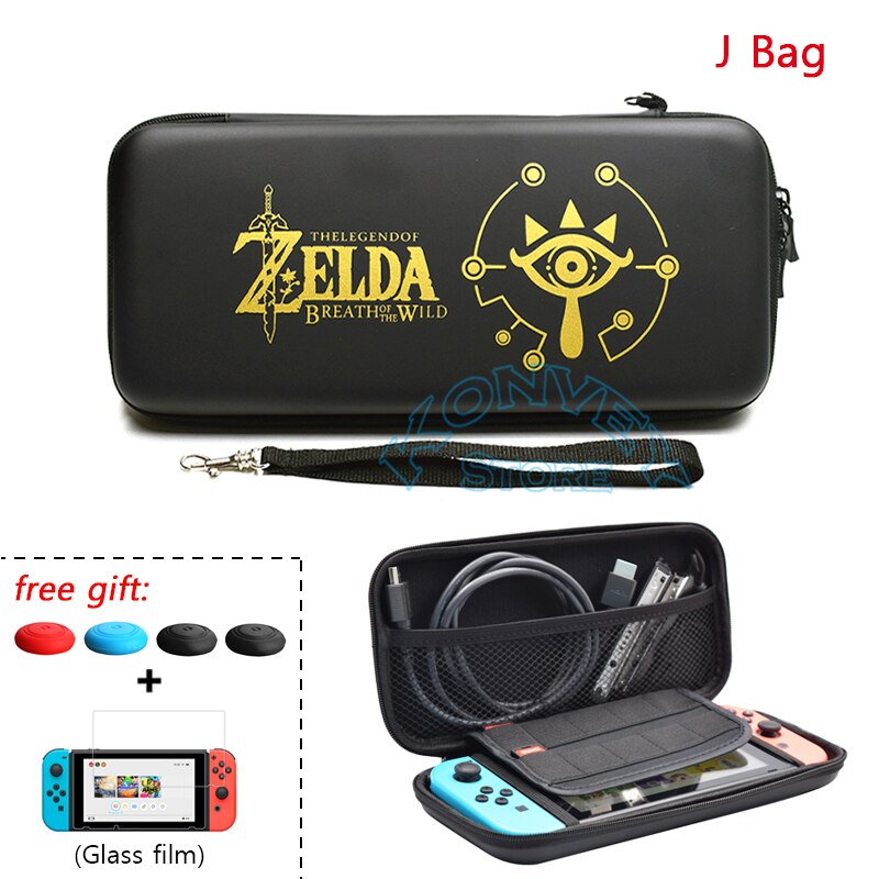 Funda protectora de EVA para Nintendo Switch NS, bolsa de transporte de gran capacidad, accesorios: J Bag