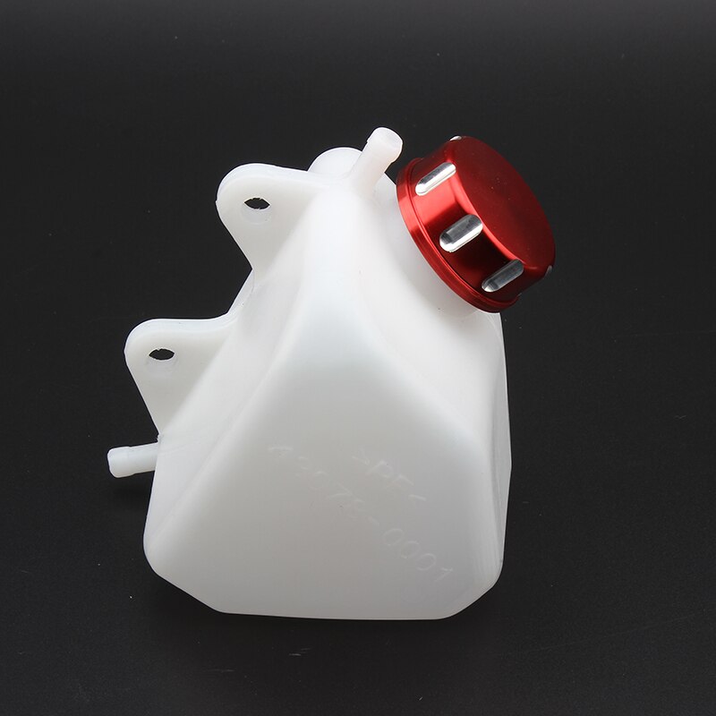 Motorfiets Plastic Water Koelvloeistof Reservoir Tank Cnc Caps Koelvloeistof Reservoir Tank Radiator Overloop Voor Kawasaki KLX250 Klx 250: Red