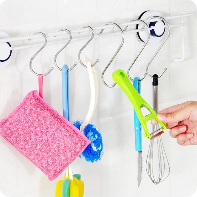 S Haken Rvs Metalen S-Vormige Haken Badkamer Keuken Kapstokken Opknoping Hanger Opslag Houders Organizer Huishoudelijke