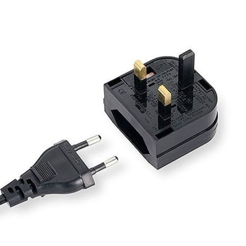 European Euro EU 2 Pin to UK 3Pin Power Socket Travel Plug Adapter Converter