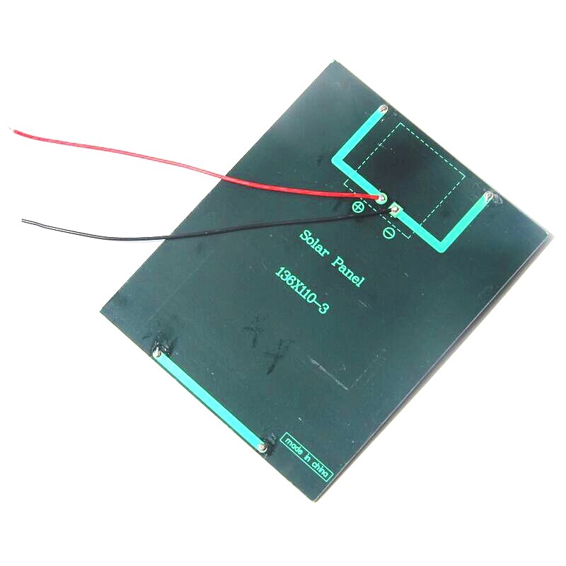 Billige 1.5w 12v solcelle modul polykrystallinsk solpanel med kabel ledning gør det selv solcelle batteri oplader undersøgelse 115*90*3mm 4 stk.