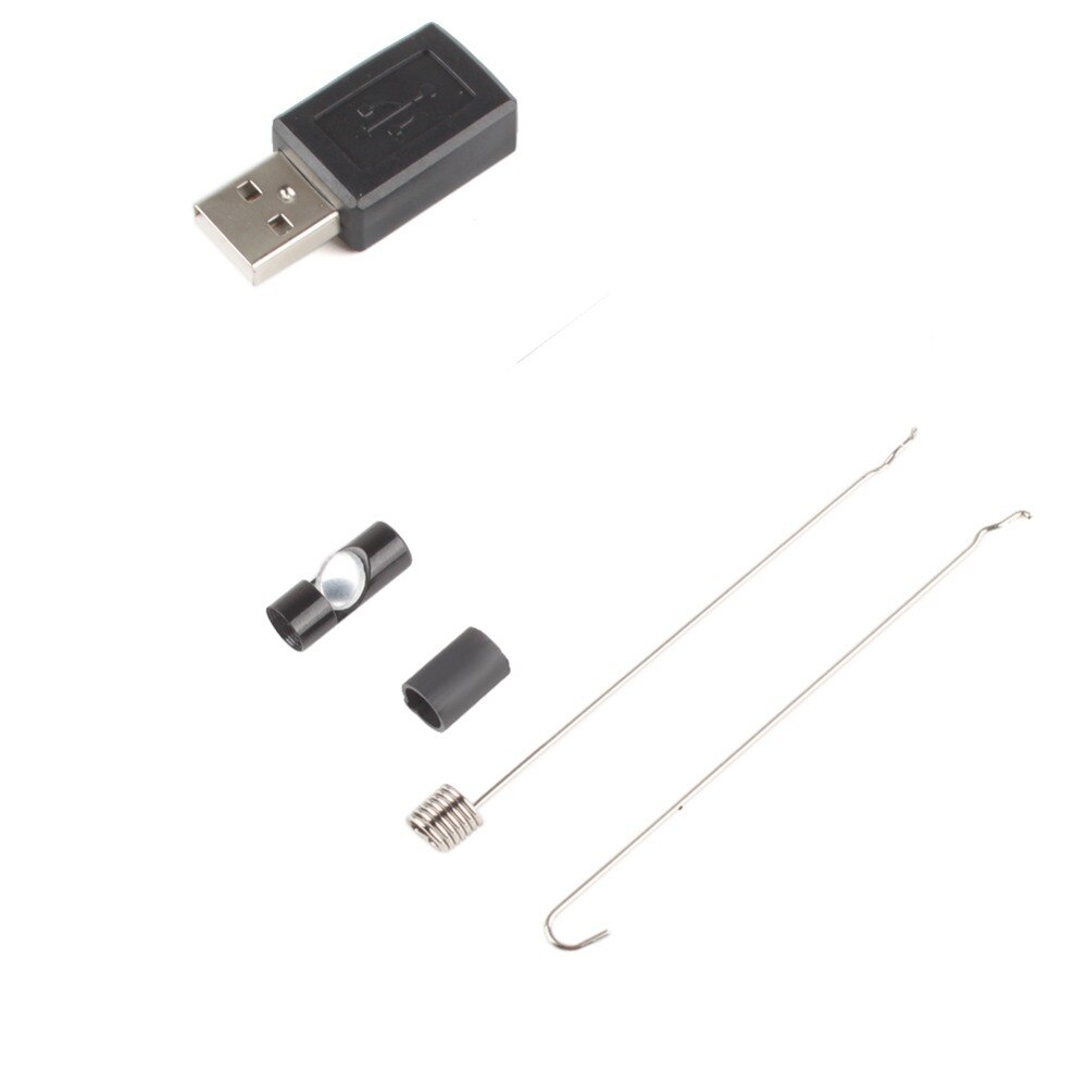 5.5mm Lens Android OTG USB Endoscope Camera 1M Smart Android Phone USB Borescope Inspection Snake Tube Camera 6LED