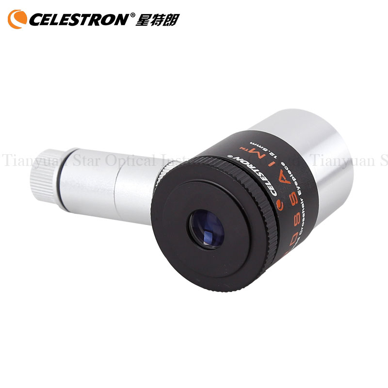 Celestron 1.25&quot; Illuminated Eyepiece 12.5mm Double Line Crosshair Reticle Eyepiece for Astronomy Telescope Monocular Bonocular