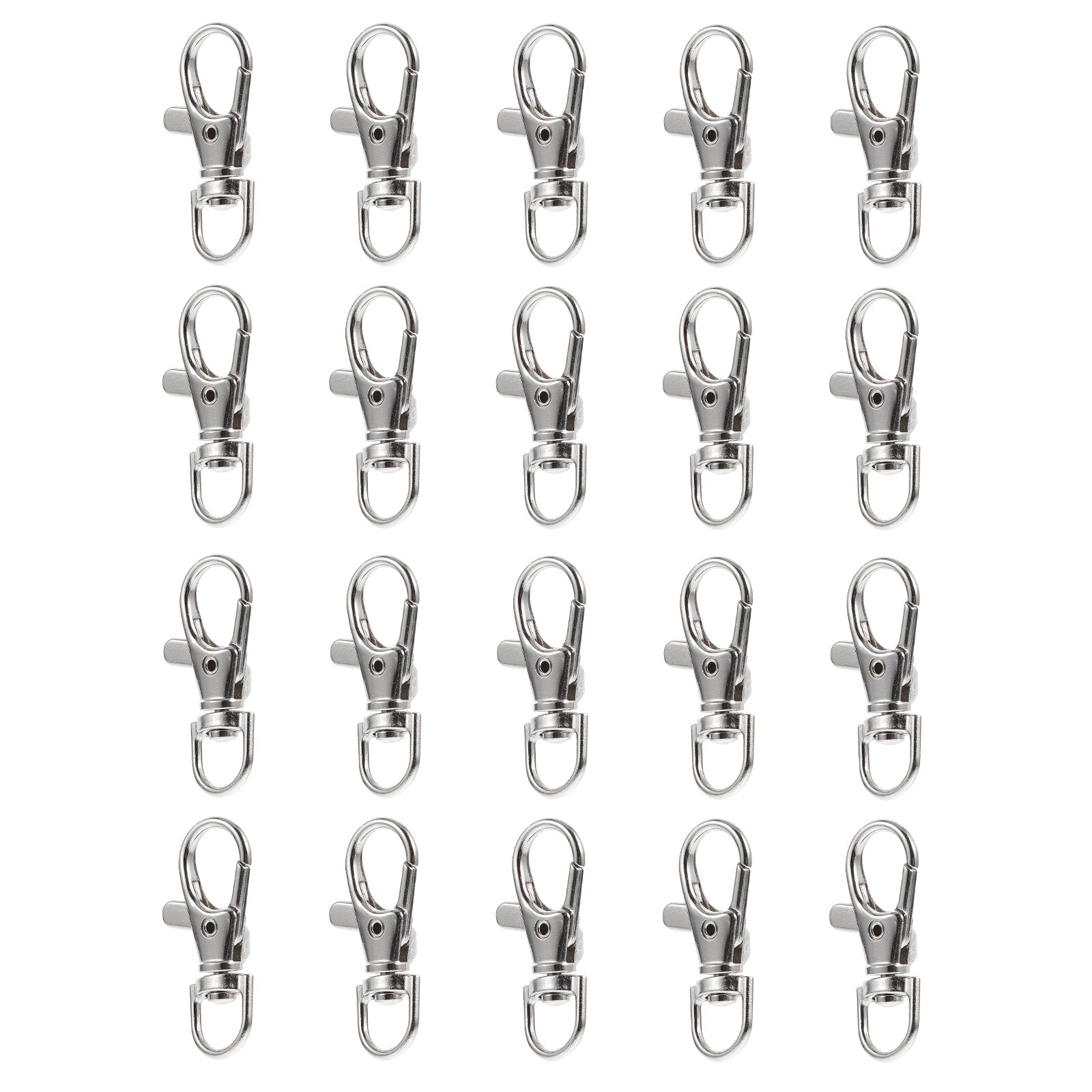 20pcs Bird Cage Locks Stainless Steel Locks Pet Bird Cage Door Buckle Lock