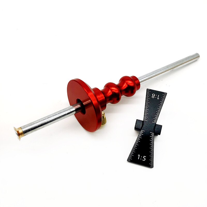 Woodworking Dovetail Wheel Marking Gauge Guide Making Jig Tool Set Aluminum Alloy Linear Drawing Mortise Scriber Measuring Ruler: Set B