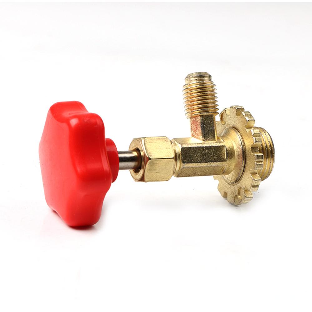1PC Nützliche Auto AC Können klopfen Ventil Flasche Öffner Für M14/1/4 "SAE Auto R134a Klimaanlage #280003