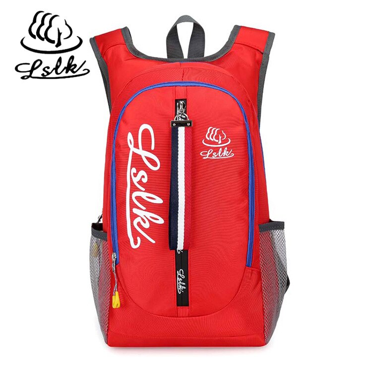 Draagbare klim- en wandeltassen 20l outdoor reistassen ski-tas schoolrugzak waterdichte fietstassen heren dames sporttas: Rode kleur