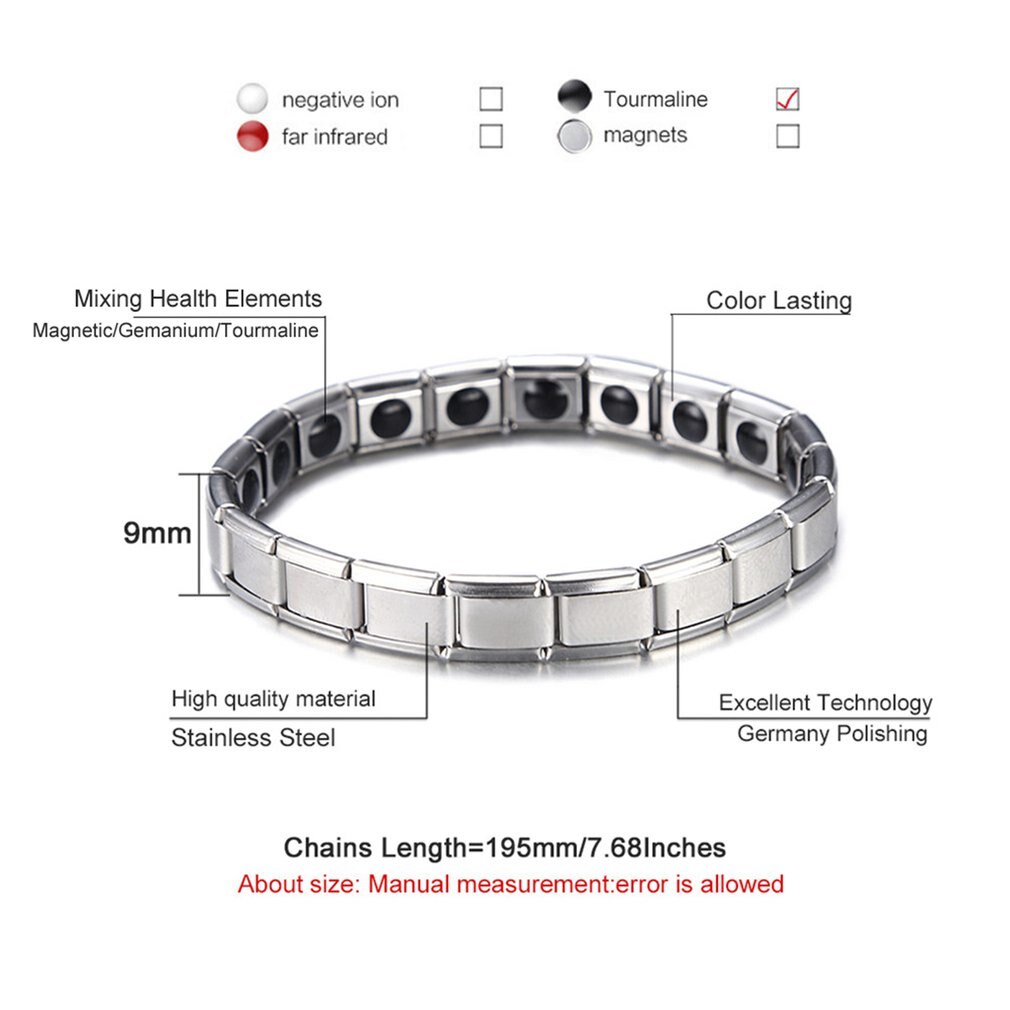 Gesundheit Turmalin Magnetische Armbinde Reduzieren Muskel Spannung Reduzieren Müdigkeit Und Spannung Verbessern Durchblutung für Frauen Männer