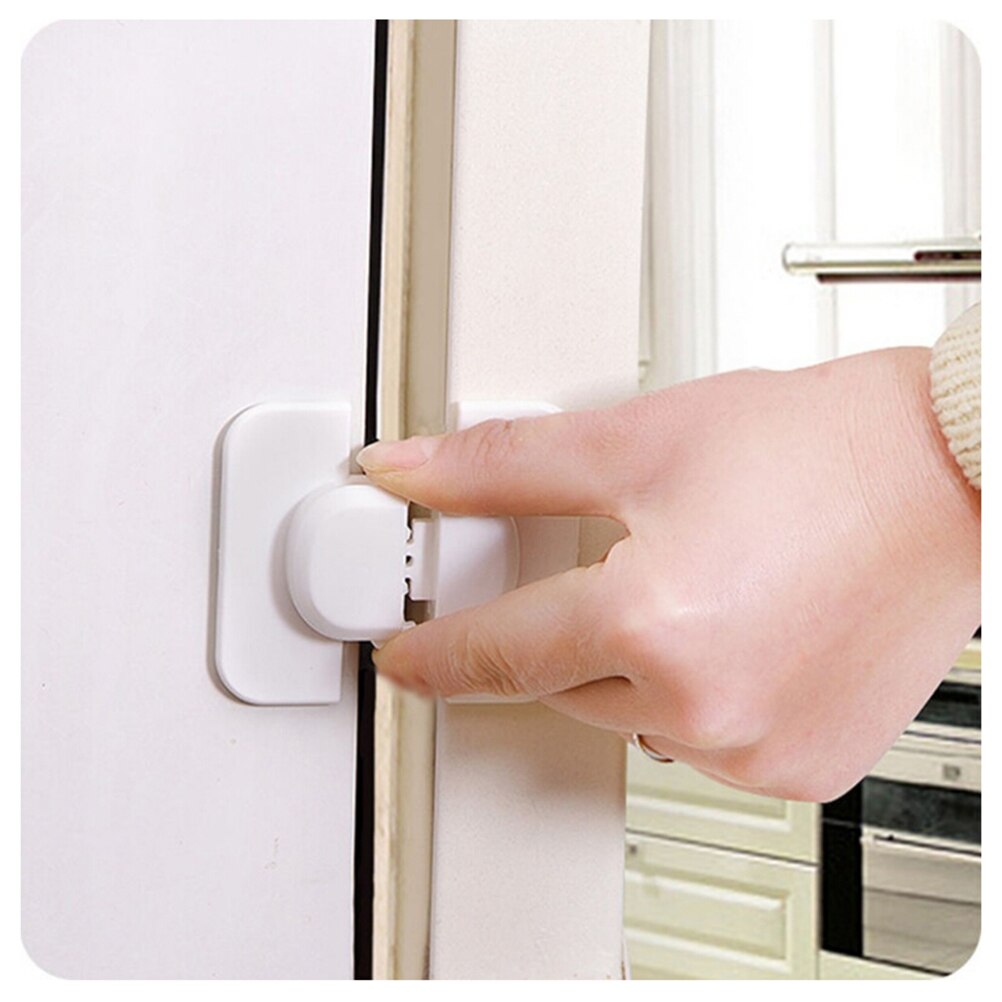 5pcs Child Safety Lock No Tools Needed Child Proof Cabinet Lock Multipurpose Baby Safety Lock For Refrigerators Doors Drawers