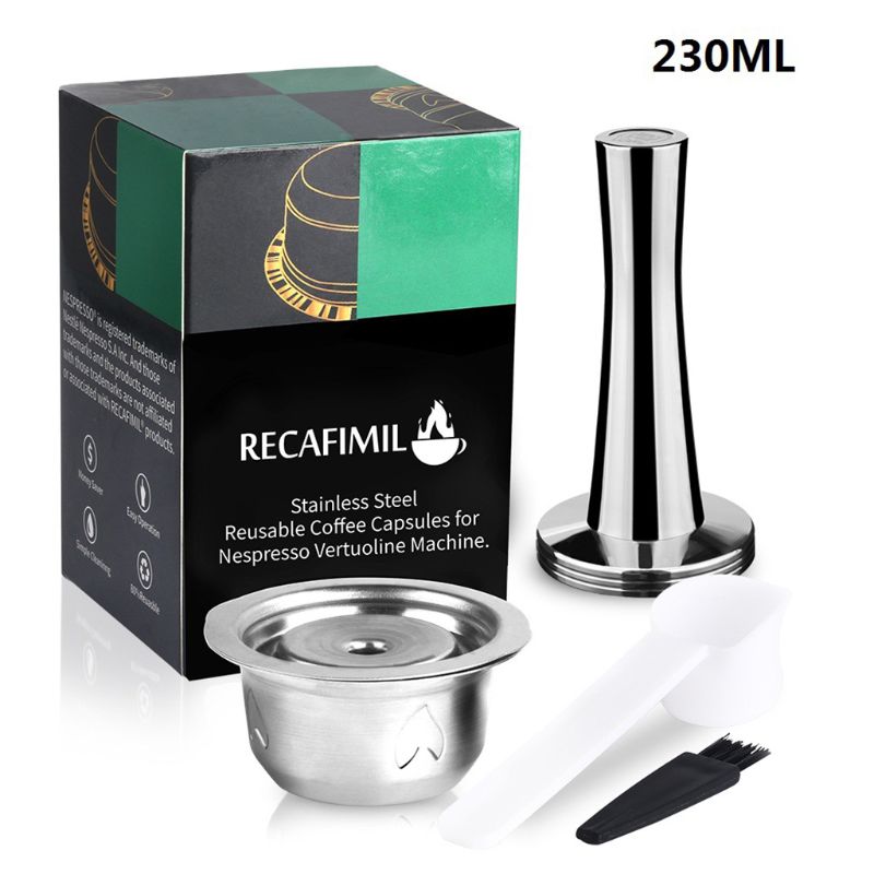 Herbruikbare vertuo koffiecapsules voor nespresso vertuoline: 8 jj 501719- b