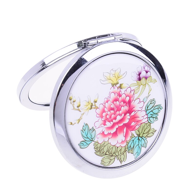 16 stijl dubbelzijdige mini-spiegels draagbare compacte zak dames meisje cosmetische kleine compacte spiegels opvouwbare spiegel make-upspiegel: 9